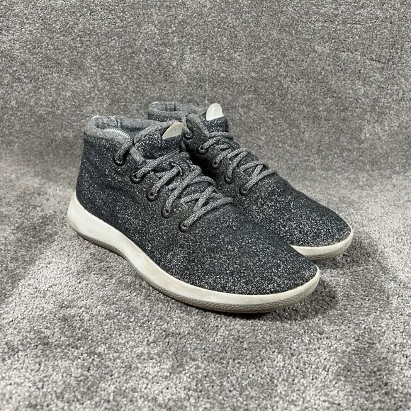 Allbirds WRU Wool Runner Up Mizzle Gray Mid Top Running Shoes Women's Size 11 - Picture 2 of 11